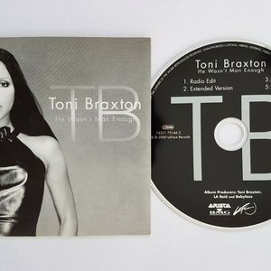 Toni Braxton He Wasn't Man Enough Promo PS CD the heat pop funk r&b hip hop dj